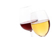 Red wine and white wine