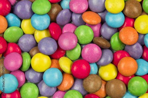 Photo: bunte Schokolinsen bunte Schokolinsen