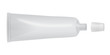 Herstellerneutrale Tube mit abgedrehtem Deckel – Vektor