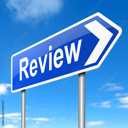 Illustration: Review concept. Review concept.