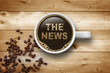 Photo: Cup of Coffee with The News Cup of Coffee with The News