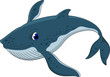 blue whale cartoon