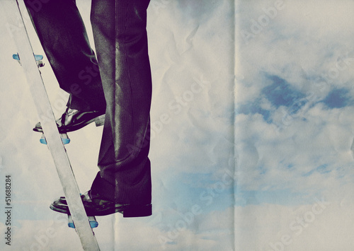 Photo: climbing ladder to success climbing ladder to success