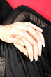 womans hand