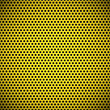 Yellow Seamless Circle Perforated Grill Texture