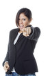 pugnacious young business woman