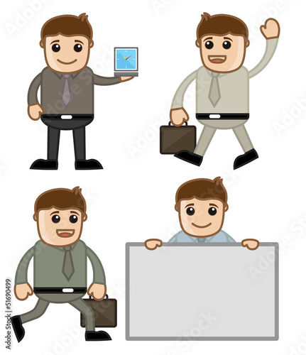 Vector: Cartoon Business People Cartoon Business People