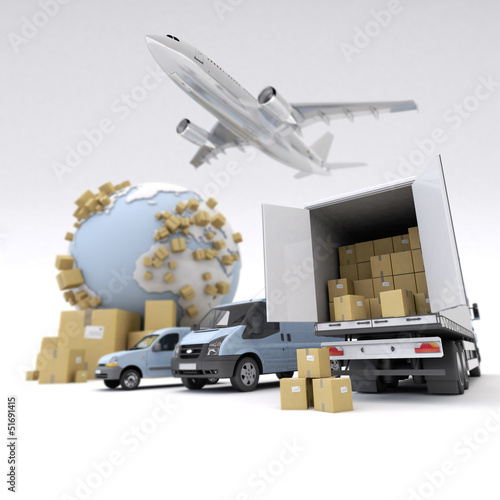 Photo: International goods transport International goods transport