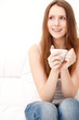 woman wih cup