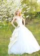 Foto: portrait of a beautiful bride in a lush garden portrait of a beautiful bride in a lush garden