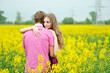 portrait of a couple in love