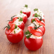 stuffed tomato with cheese