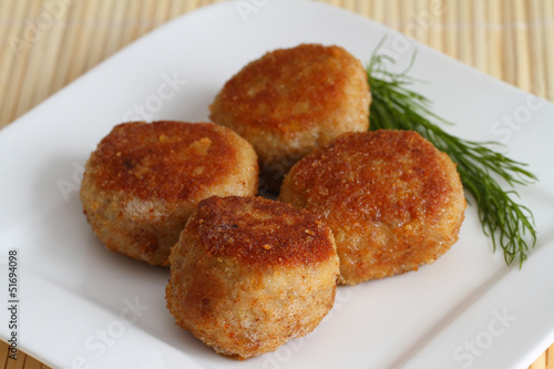 Photo: Polish meatballs, close up Polish meatballs, close up