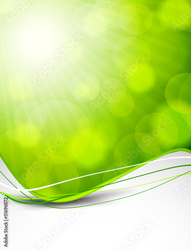 Vector: Abstract green background Abstract green background