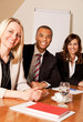 Lachendes Businessteam