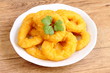 Tapa de calamares fritos