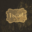 Grunge vintage card template. Vector