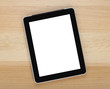 Photo: Touch screen tablet computer with blank screen Touch screen tablet computer with blank screen