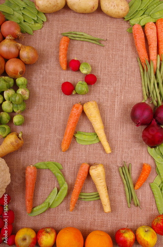 Photo: Five A Day Fruit and Vegetables Five A Day Fruit and Vegetables