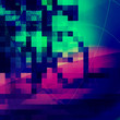abstract pixel design