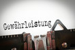 gewährleistung