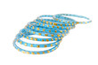 Bangle, Indian bracelets isolated on the white background