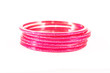 Bangle, Indian bracelets isolated on the white background