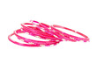 Bangle, Indian bracelets isolated on the white background