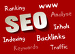 SEO Papier Hintergrund Rot