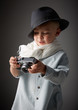 Young press photographer