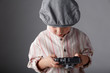 Young press photographer
