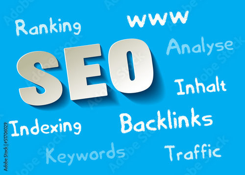 Vector: SEO Papier Hintergrund Blau Hell SEO Papier Hintergrund Blau Hell