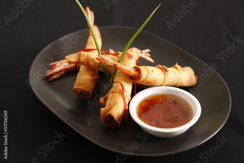 Photo: Crispy shrimp Spring rolls Crispy shrimp Spring rolls