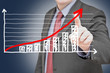 Diagramm Erfolg businessman