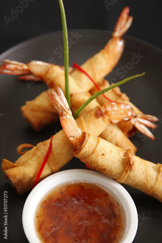 Photo: Crispy shrimp Spring rolls Crispy shrimp Spring rolls
