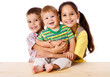 Happy family together