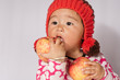 Adorable little baby girl