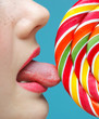 Licking sugarplum