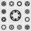 Set of sprockets