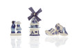 Typical dutch souvenirs on a row