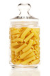 Foto: Pasta in glass pot Pasta in glass pot