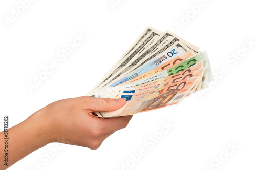 Photo: Hand with money Hand with money