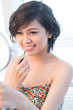 Doing make-up