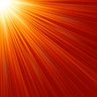 Star burst red and yellow fire. EPS 8