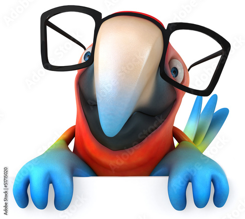 Illustration: Fun parrot Fun parrot