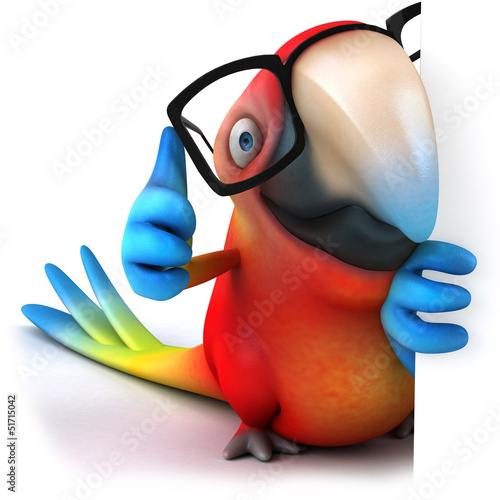 Illustration: Fun parrot Fun parrot