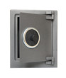 The metal safe.