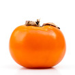 Kaki Persimmon on White
