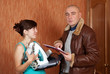  woman delivered the purchased home appliances