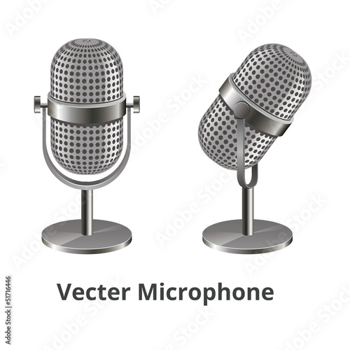 Vector: microphone microphone